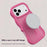 For iPhone 18 Pro Max / 17 Pro Max Case Compatible with MagSafe TPU + PC Phone Back Cover Skin Touch Wave Shape - Rose - 7