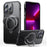 For iPhone 13 Pro Case Compatible with MagSafe Drop Proof TPU PC Kickstand Phone Cover - Black - 1