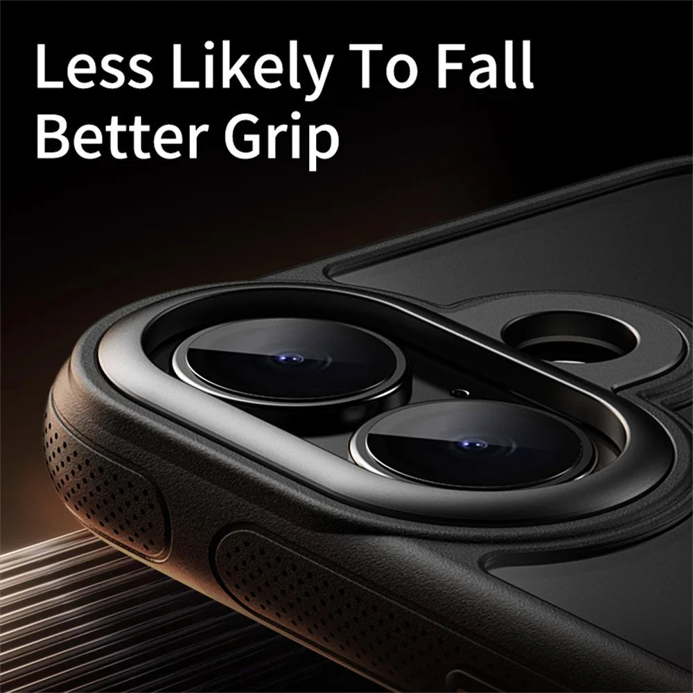 For iPhone 17 Case Compatible with MagSafe Drop Proof TPU PC Kickstand Phone Cover - Black - 5
