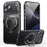 For iPhone 17 Pro Case Compatible with MagSafe Drop Proof TPU PC Kickstand Phone Cover - Black - 1
