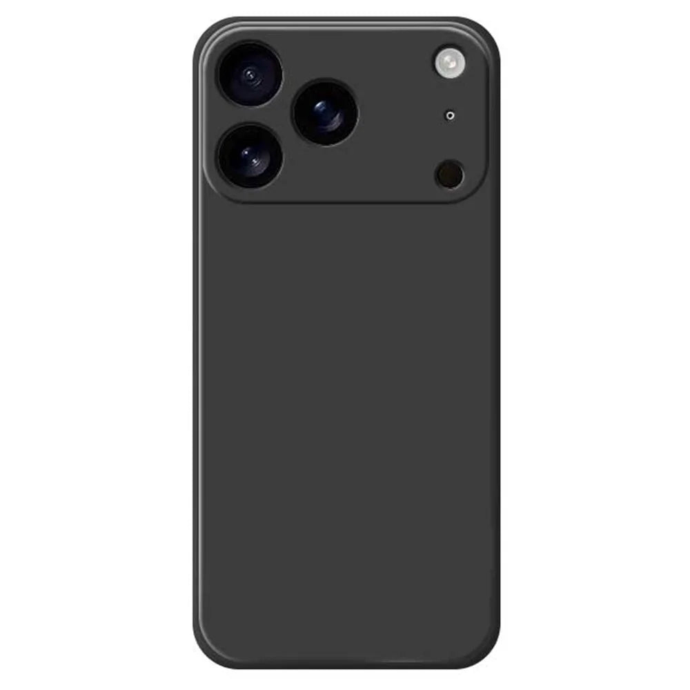 For iPhone 18 Pro Max / 17 Pro Max Case Soft TPU Shockproof Protective Phone Cover - Black - 1