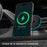 For iPhone 18 Pro Max / 17 Pro Max Case Compatible with MagSafe Four Corner Airbags PC + TPU Phone Cover - Blackish Green - 4