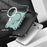 For iPhone 18 Pro Max / 17 Pro Max Case Compatible with MagSafe Four Corner Airbags PC + TPU Phone Cover - Blackish Green - 6