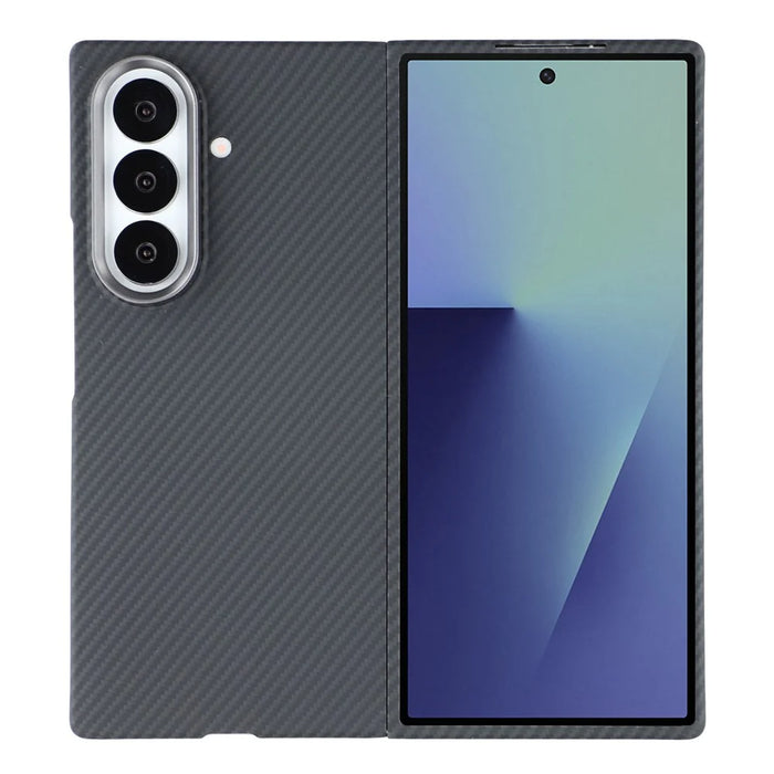 For Samsung Galaxy Z Fold7 5G Magnetic Case 600D Fine Texture Aramid Fiber Phone Cover - 1
