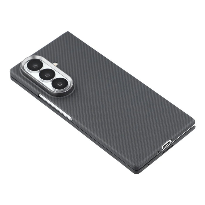For Samsung Galaxy Z Fold7 5G Magnetic Case 600D Fine Texture Aramid Fiber Phone Cover - 5
