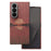 For Samsung Galaxy Z Fold7 5G Magnetic Case Precise Cutouts Aramid Fiber Phone Cover with Metal Lens Frame / Front Frame - Sun - 1