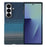 For Samsung Galaxy Z Fold7 5G Case Gradient Aramid Fiber Magnetic Phone Cover with Metal Lens Frame - Blue Floating Weave - 1