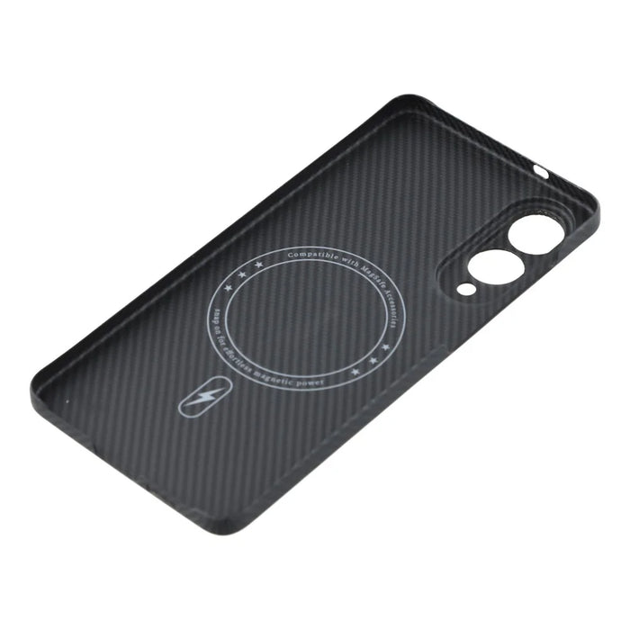 For Samsung Galaxy S25 Edge Magnetic Case 600D Fine Texture Aramid Fiber Phone Cover (Precise Lens Hole) - 6