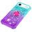 For iPhone Air TPU Case with Kickstand Gradiant Quicksand Shockproof Cover - Sky Blue+Purple - 6