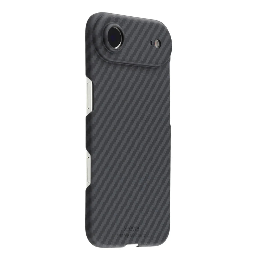 X-LEVEL For iPhone Air Magnetic Case Carbon Fiber Texture Ultra-Thin PC Hard Phone Cover - 1