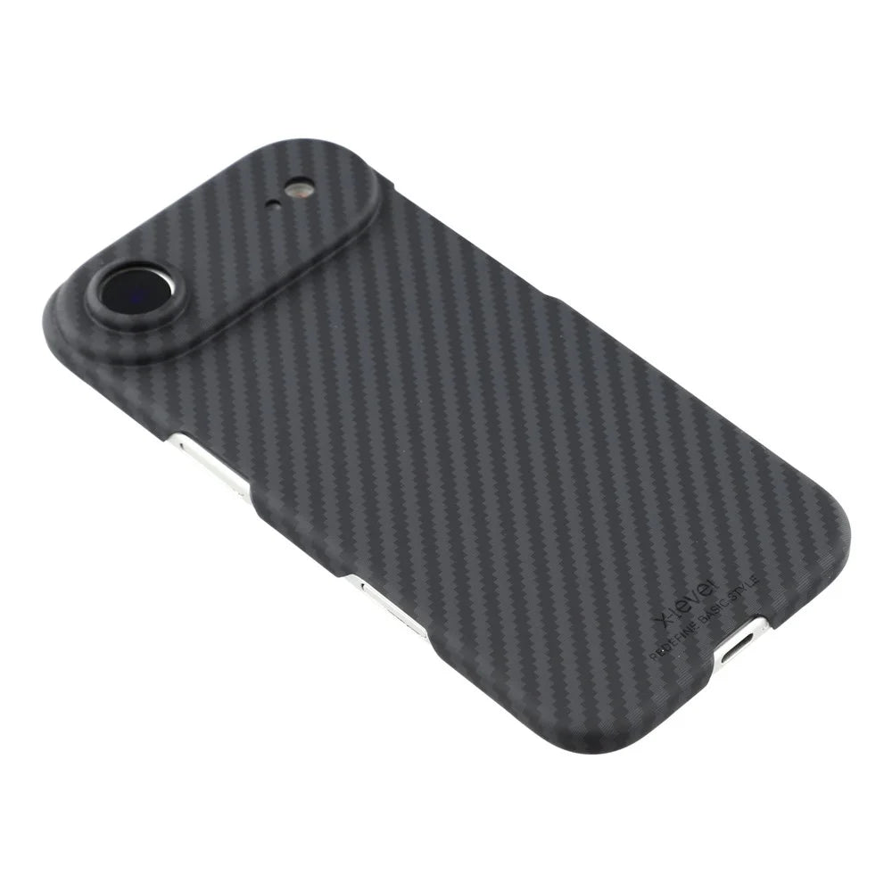X-LEVEL For iPhone Air Magnetic Case Carbon Fiber Texture Ultra-Thin PC Hard Phone Cover - 4