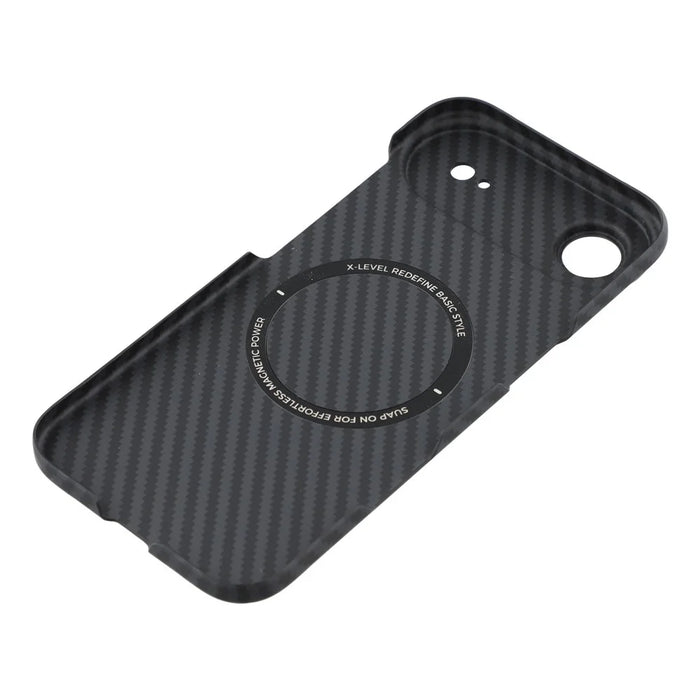 X-LEVEL For iPhone Air Magnetic Case Carbon Fiber Texture Ultra-Thin PC Hard Phone Cover - 6