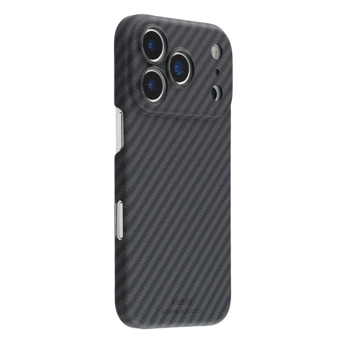 X-LEVEL For iPhone 17 Pro Magnetic Case Carbon Fiber Texture Ultra-Thin PC Hard Phone Cover - 1