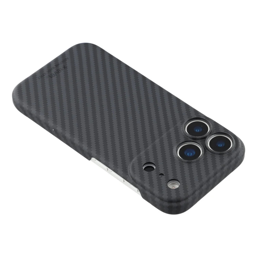 X-LEVEL For iPhone 17 Pro Magnetic Case Carbon Fiber Texture Ultra-Thin PC Hard Phone Cover - 5