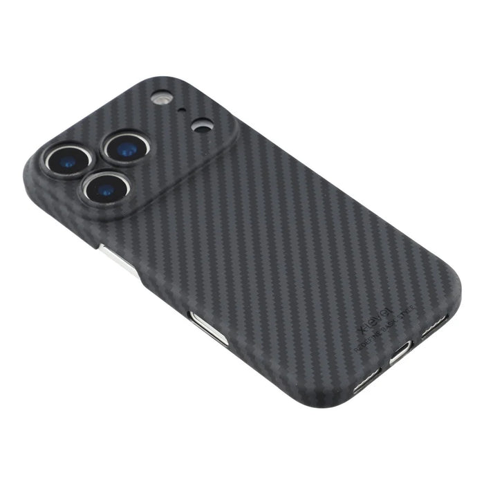 X-LEVEL For iPhone 17 Pro Max Magnetic Case Carbon Fiber Texture Ultra-Thin PC Hard Phone Cover - 4