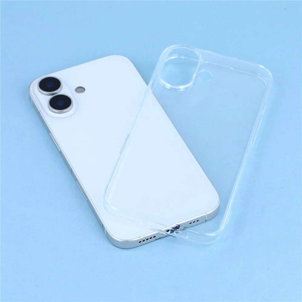 UNITHIN For iPhone 17 Case Ultra Thin 0.7mm Clear TPU Anti Drop Phone Cover Big Lens Hole - 5