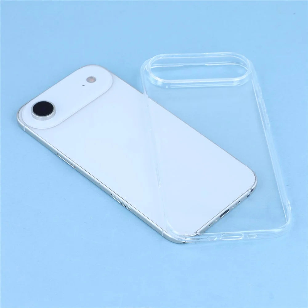 UNITHIN For iPhone Air Case Ultra Thin 0.7mm Clear TPU Anti Drop Phone Cover Big Lens Hole - 5