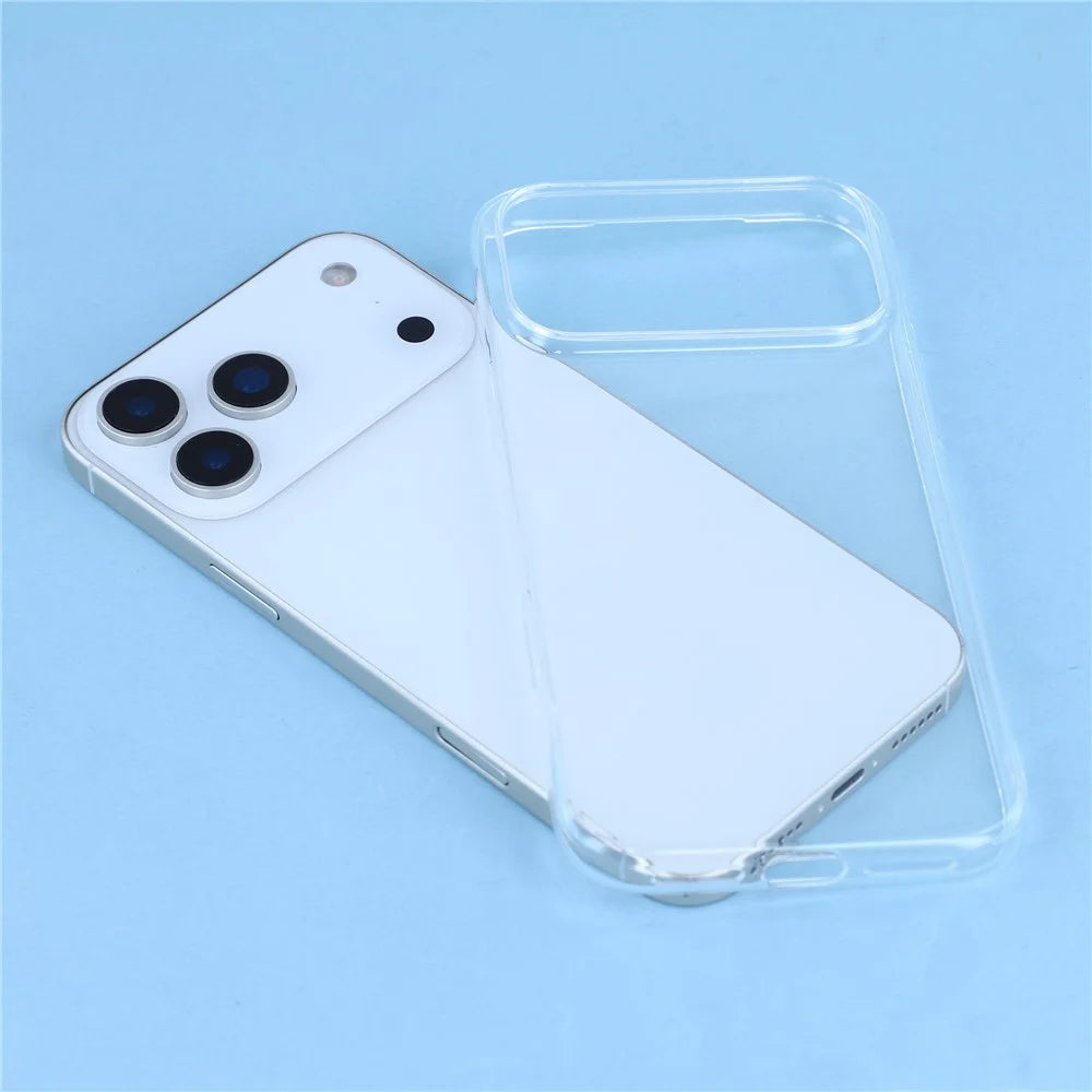 UNITHIN For iPhone 17 Pro Max Case Ultra Thin 0.7mm Clear TPU Anti Drop Phone Cover Big Lens Hole - 5