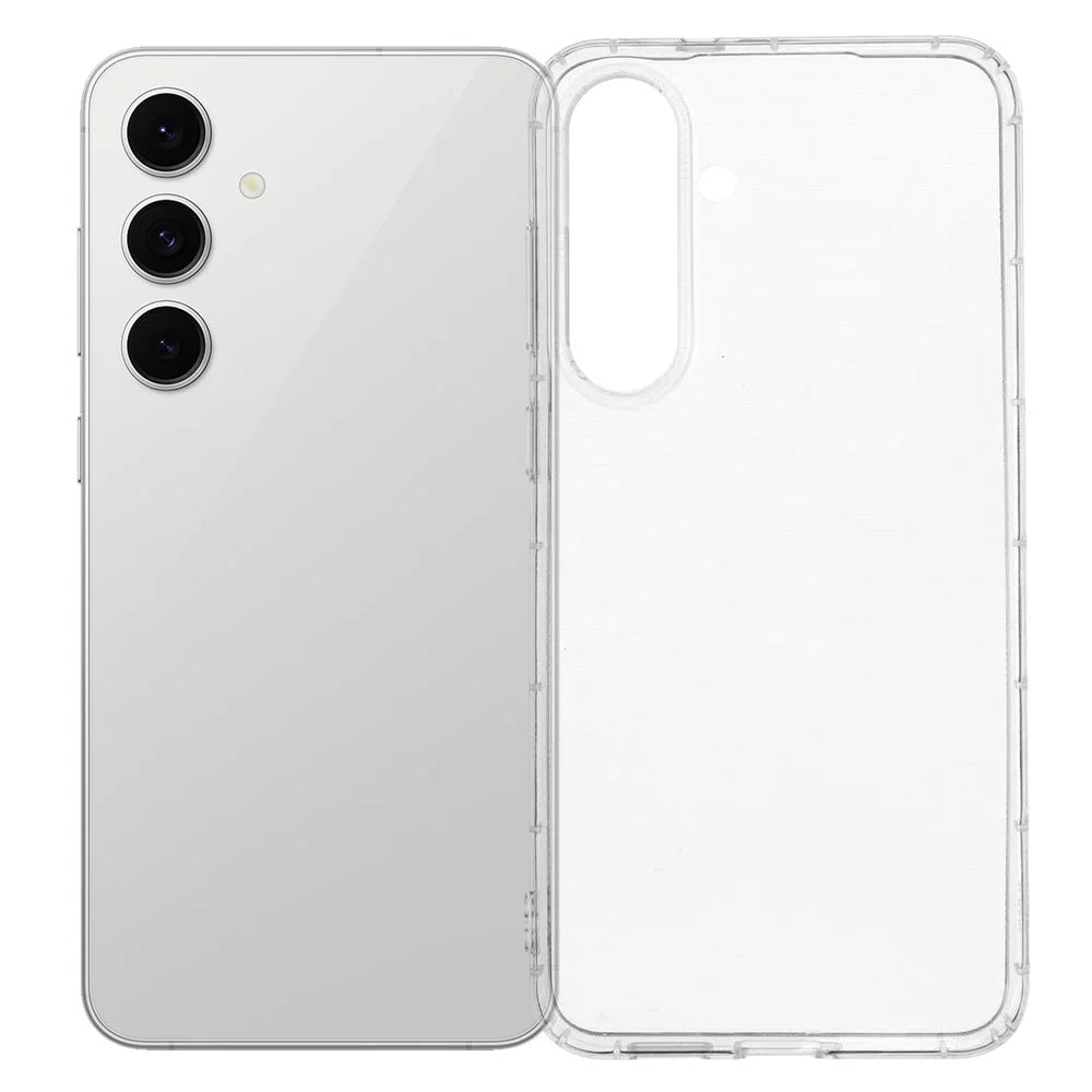For Samsung Galaxy S25 FE Case Transparent TPU Phone Back Cover Airbag Protection - 1