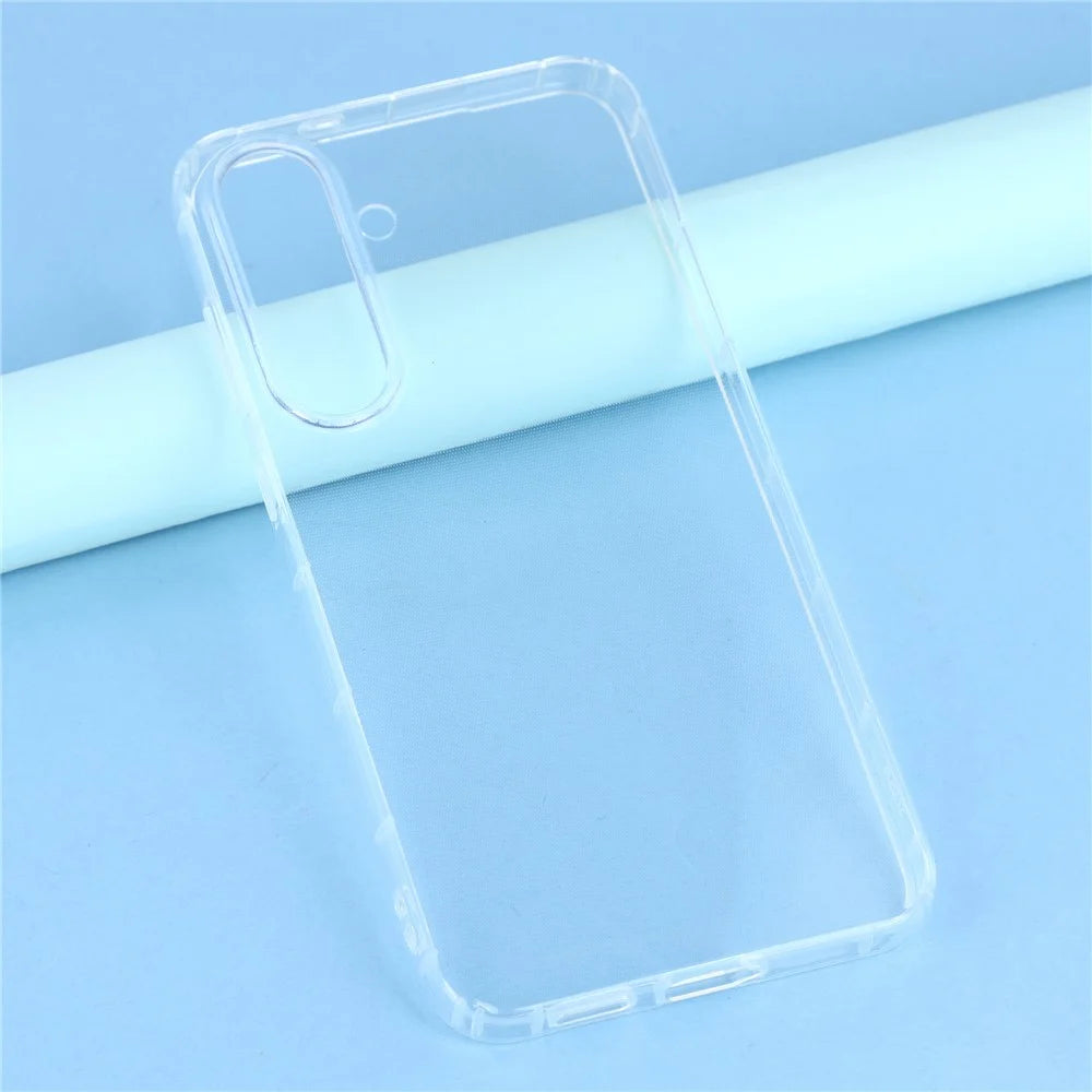 For Samsung Galaxy S25 FE Case Transparent TPU Phone Back Cover Airbag Protection - 3