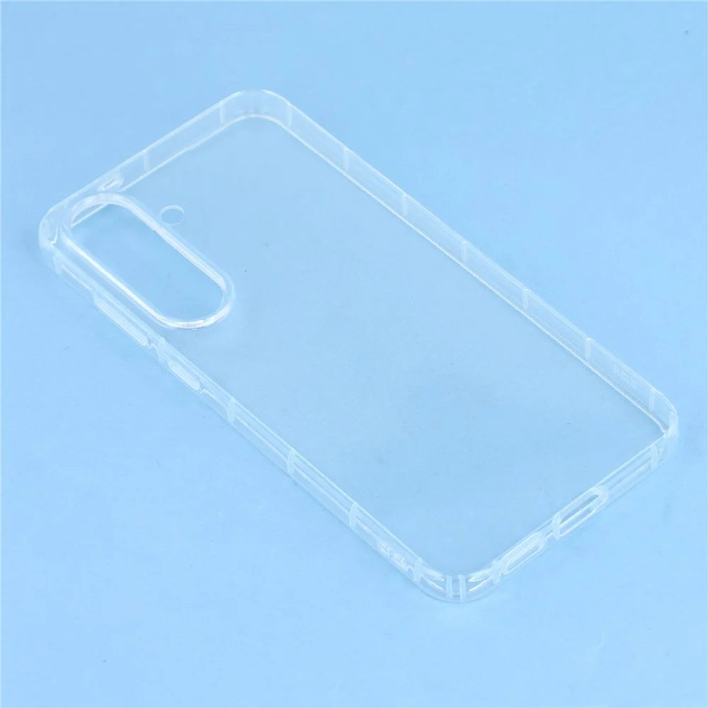 For Samsung Galaxy S25 FE Case Transparent TPU Phone Back Cover Airbag Protection - 4