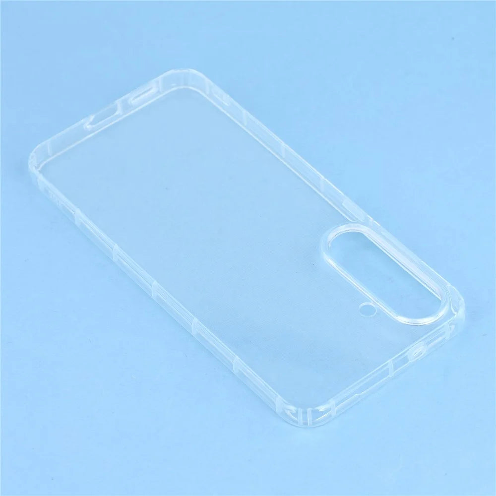For Samsung Galaxy S25 FE Case Transparent TPU Phone Back Cover Airbag Protection - 5