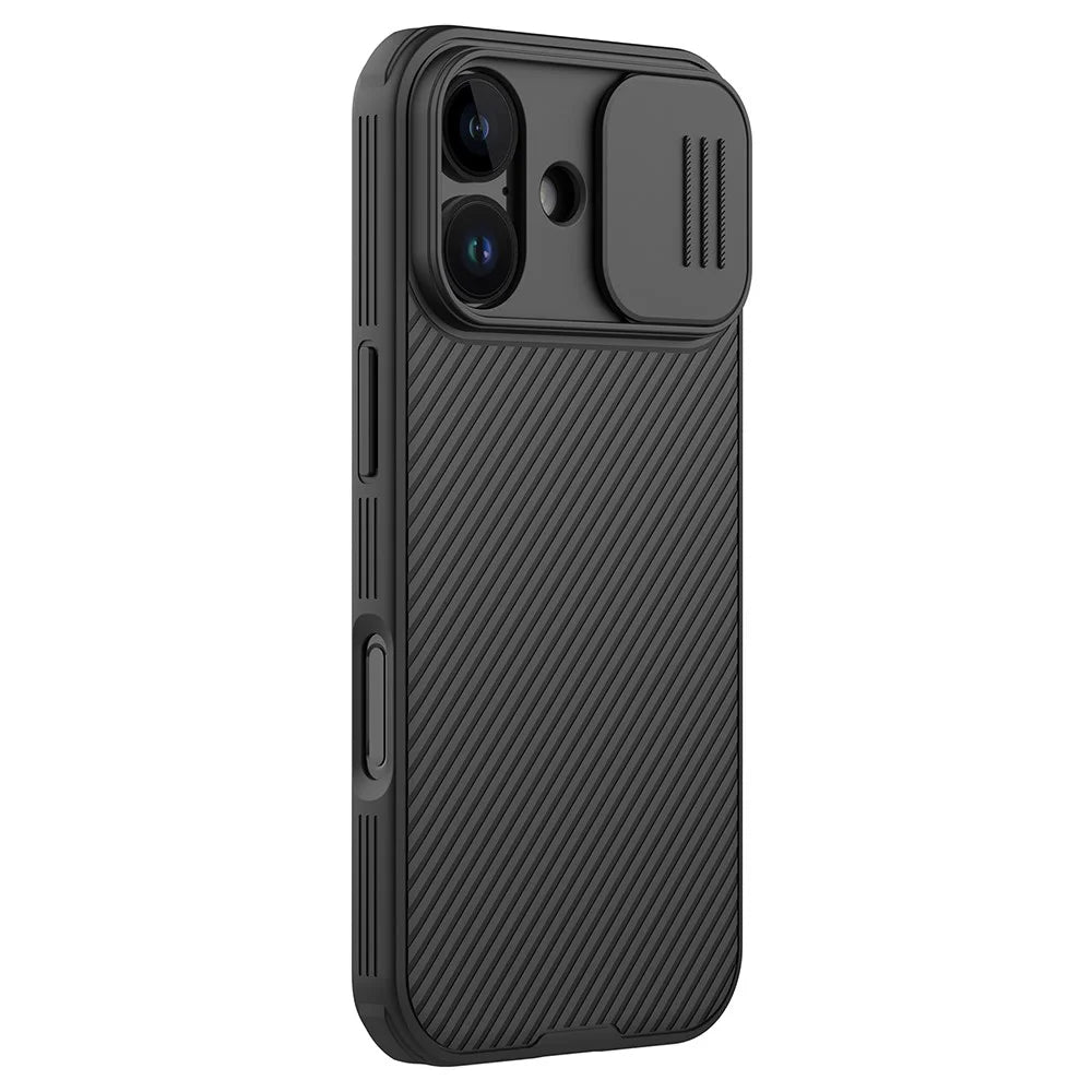 NILLKIN Camshield Pro Series for iPhone 17 Case PC + TPU Phone Cover with Camera Slider - Black - 1
