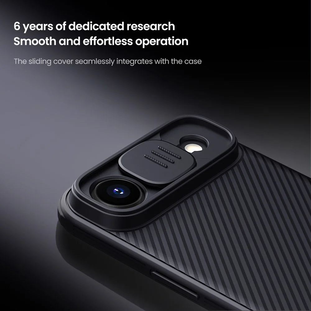 NILLKIN Camshield Pro Series for iPhone Air Case PC + TPU Phone Cover with Camera Slider - Black - 6