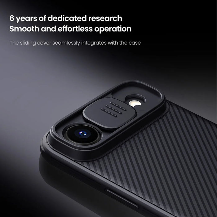 NILLKIN Camshield Pro Series for iPhone Air Case PC + TPU Phone Cover with Camera Slider - Black - 6