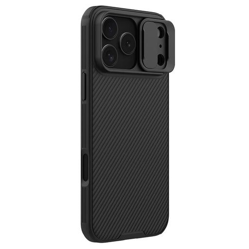 NILLKIN Camshield Pro Series for iPhone 18 Pro Max / 17 Pro Max Case PC + TPU Slide Camera Lid Phone Cover - Black - 1
