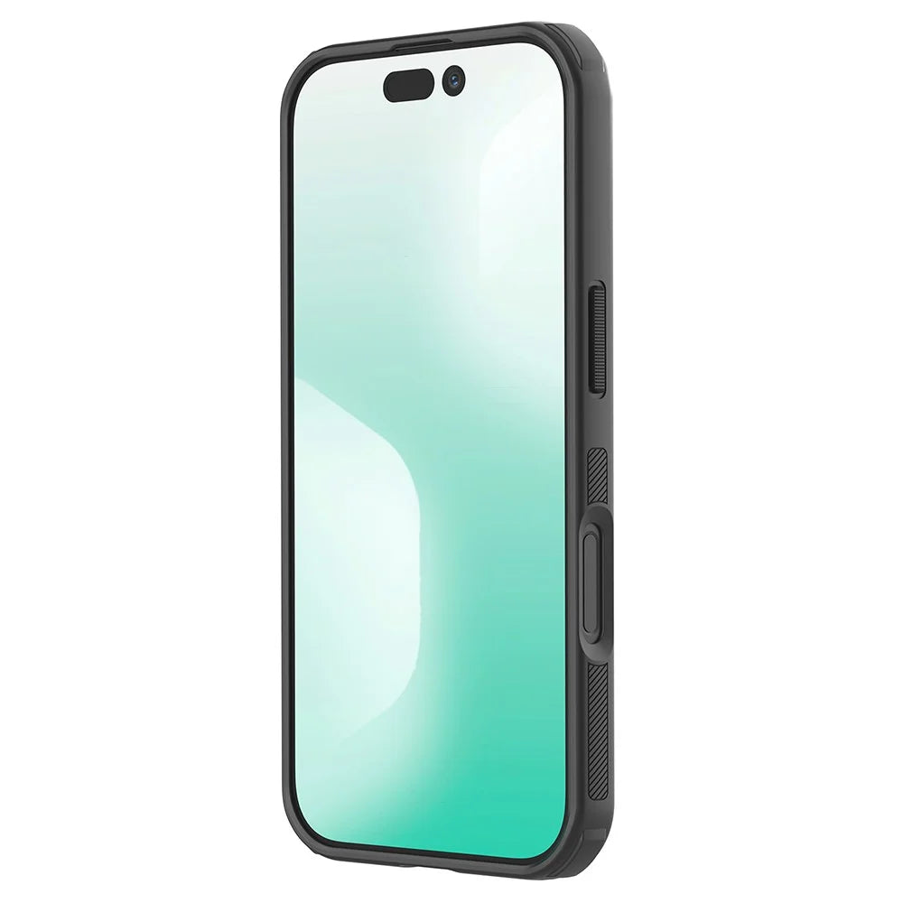 NILLKIN Frosted Shield Pro for iPhone 17 Case Compatible with MagSafe PC + TPU Phone Cover - Black - 2