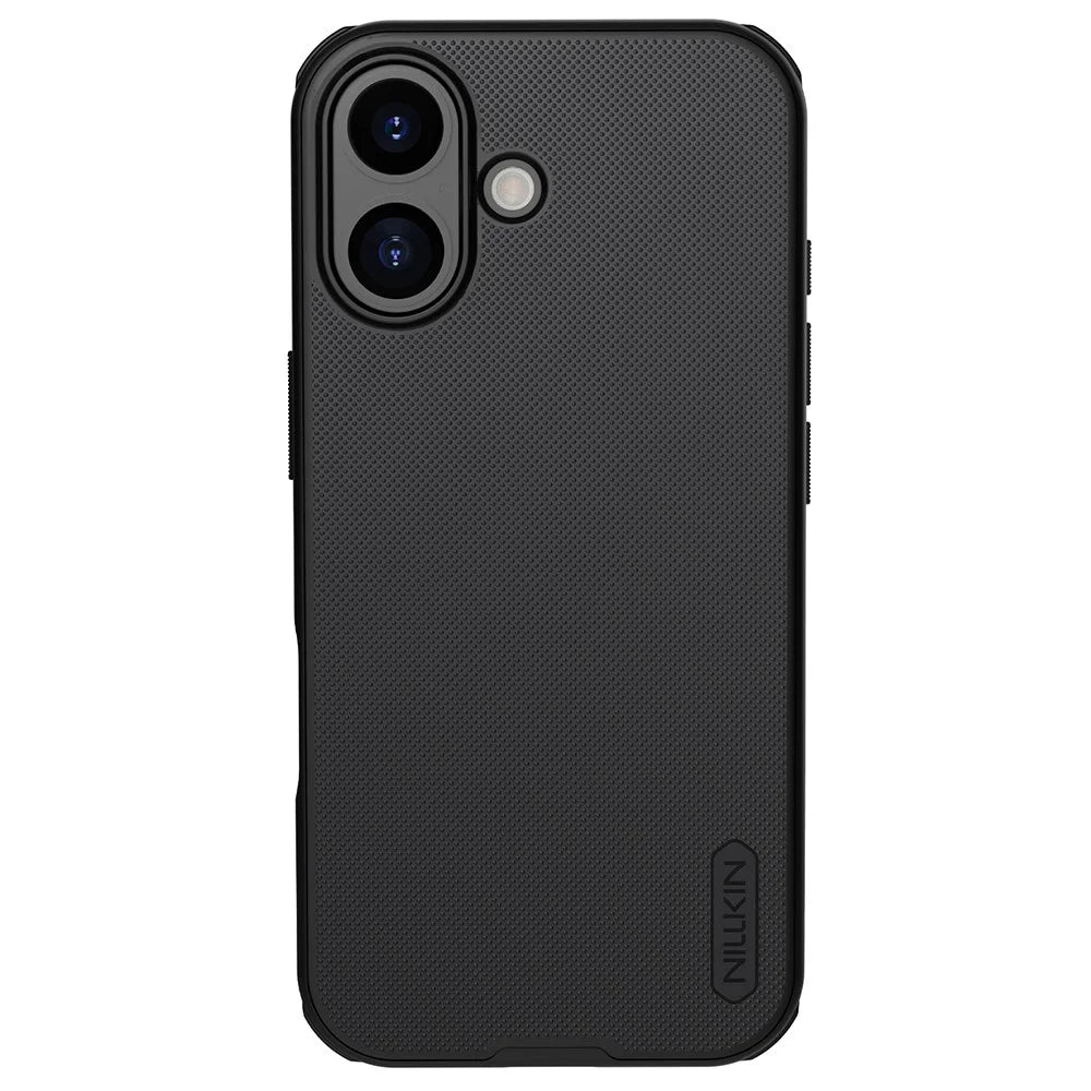 NILLKIN Frosted Shield Pro for iPhone 17 Case Compatible with MagSafe PC + TPU Phone Cover - Black - 3
