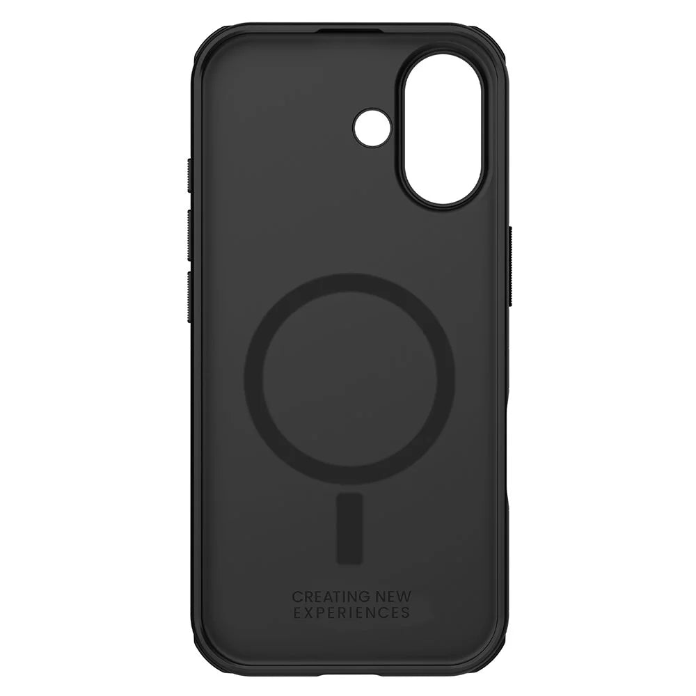 NILLKIN Frosted Shield Pro for iPhone 17 Case Compatible with MagSafe PC + TPU Phone Cover - Black - 4