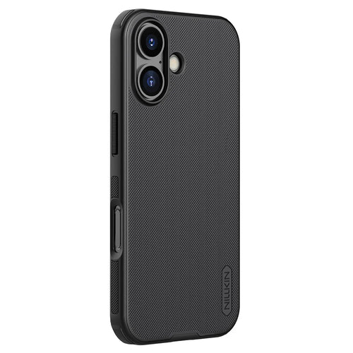 NILLKIN Frosted Shield Pro For iPhone 17 Case Matte PC + TPU Phone Cover - Black - 1