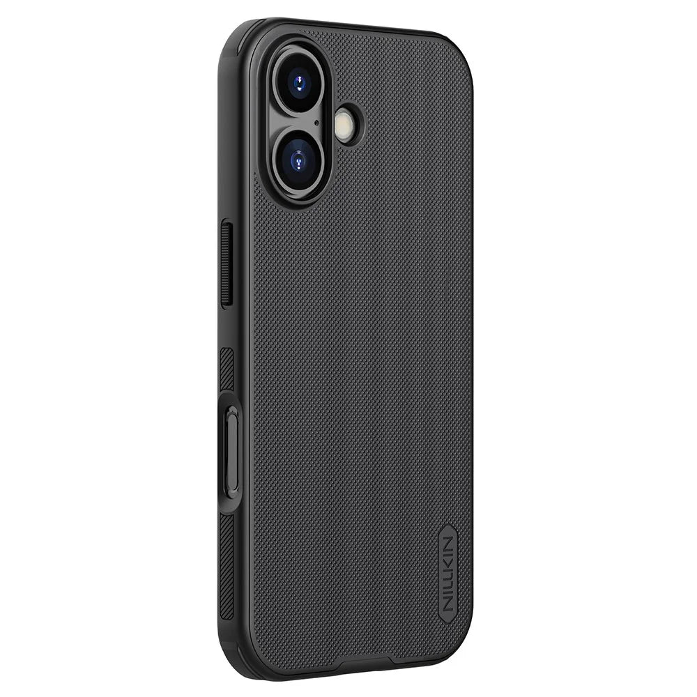 NILLKIN Frosted Shield Pro For iPhone 17 Case Matte PC + TPU Phone Cover - Black - 1