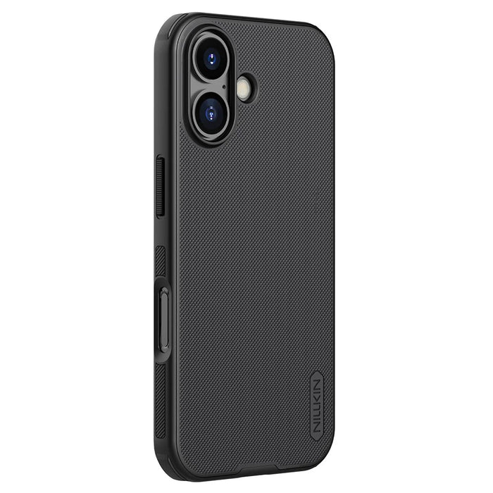 NILLKIN Frosted Shield Pro For iPhone 17 Case Matte PC + TPU Phone Cover - Black - 1