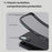 NILLKIN Frosted Shield Pro For iPhone 17 Case Matte PC + TPU Phone Cover - Black - 6