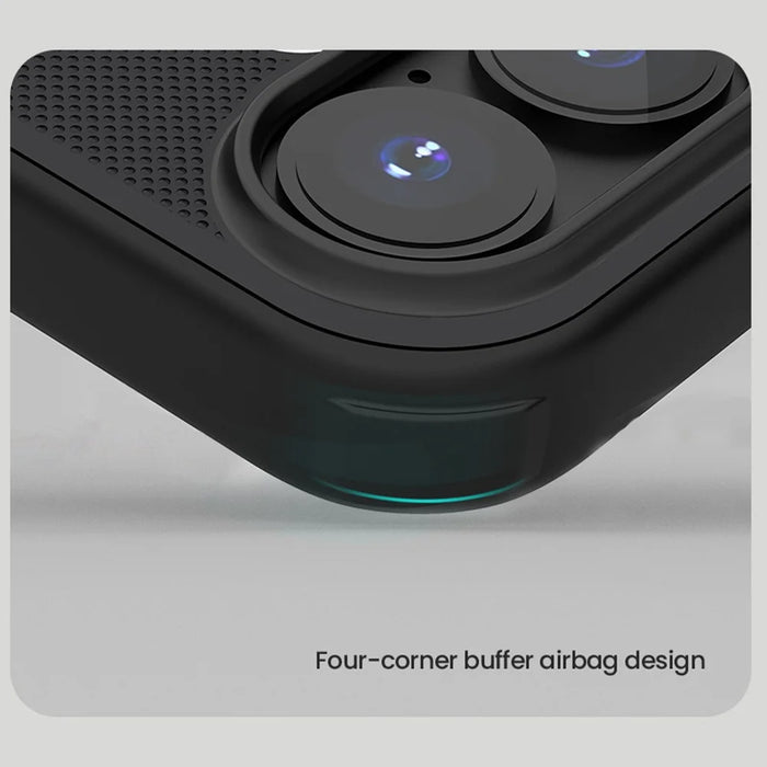 NILLKIN Frosted Shield Pro For iPhone 17 Case Matte PC + TPU Phone Cover - Black - 7