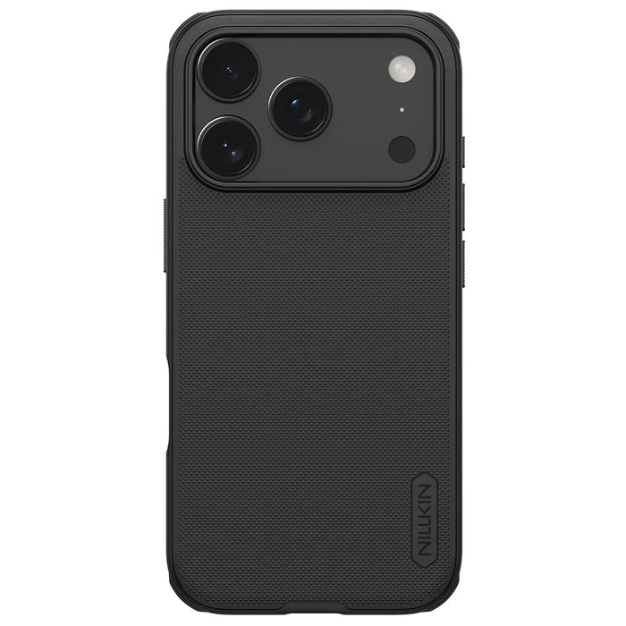 NILLKIN Frosted Shield Pro For iPhone 18 Pro / 17 Pro Case Matte PC + TPU Phone Cover - Black - 3