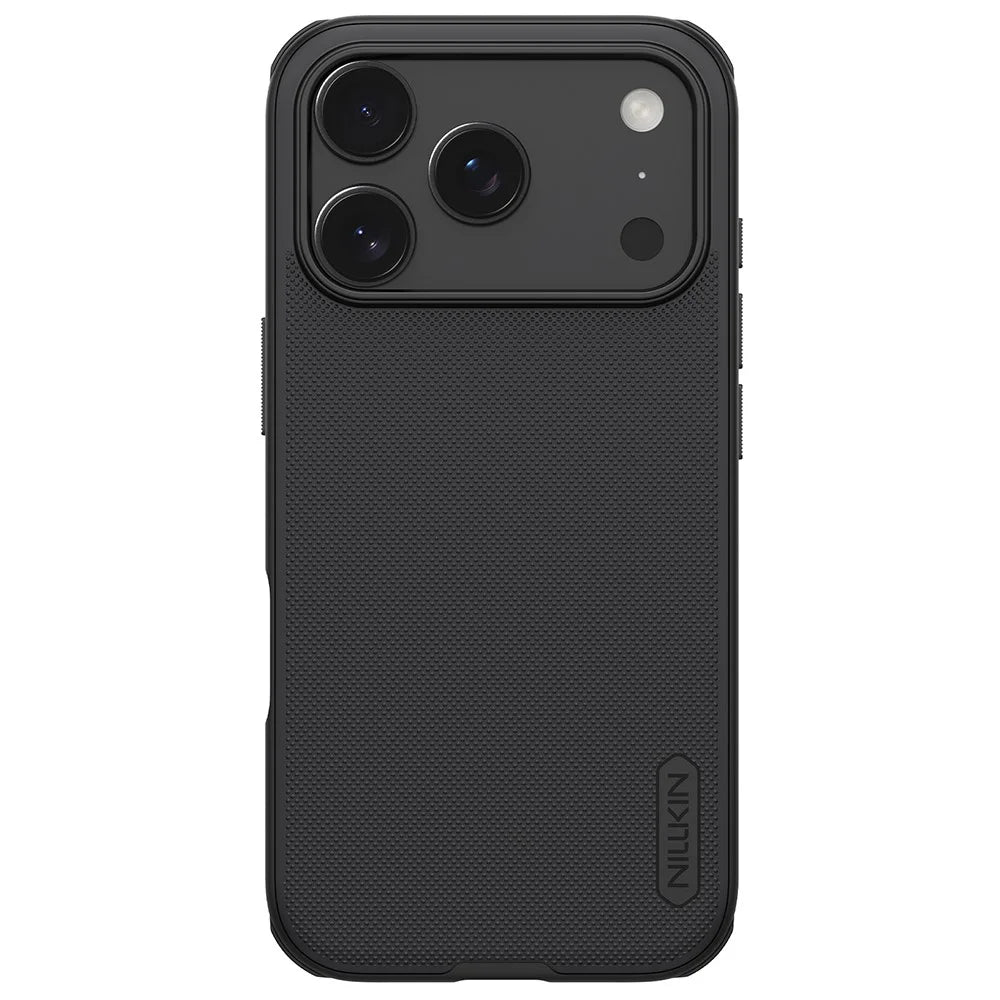NILLKIN Frosted Shield Pro For iPhone 18 Pro Max / 17 Pro Max Case Matte PC + TPU Phone Cover - Black - 3