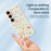 For Samsung Galaxy S24 FE Case Floral Bow Pattern Printing Straight Edge TPU Phone Back Cover - Beige - 3