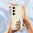 For Samsung Galaxy S24 FE Case Angry Cat Pattern Printing Straight Edge TPU Phone Back Cover - Beige - 5