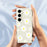 For Samsung Galaxy S24 FE Case White Daisy Pattern Printing Straight Edge TPU Phone Back Cover - Beige - 5