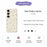 For Samsung Galaxy S24 FE Case Red Cherry Pattern Printing Straight Edge TPU Phone Back Cover - Beige - 2