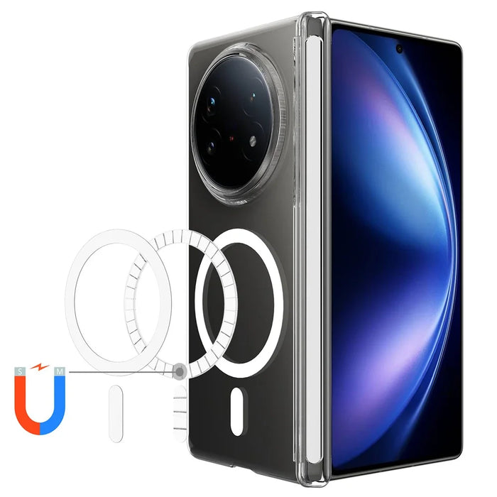 For vivo X Fold5 5G Magnetic Case Magnetic Hinge Protection PC Phone Cover - 3