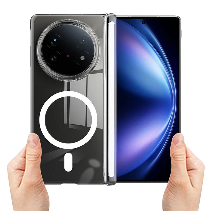 For vivo X Fold5 5G Magnetic Case Magnetic Hinge Protection PC Phone Cover - 4
