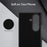 For Samsung Galaxy Z Fold7 5G Case Litchi Texture PU+PC Phone Cover with Screen Film - Black - 3