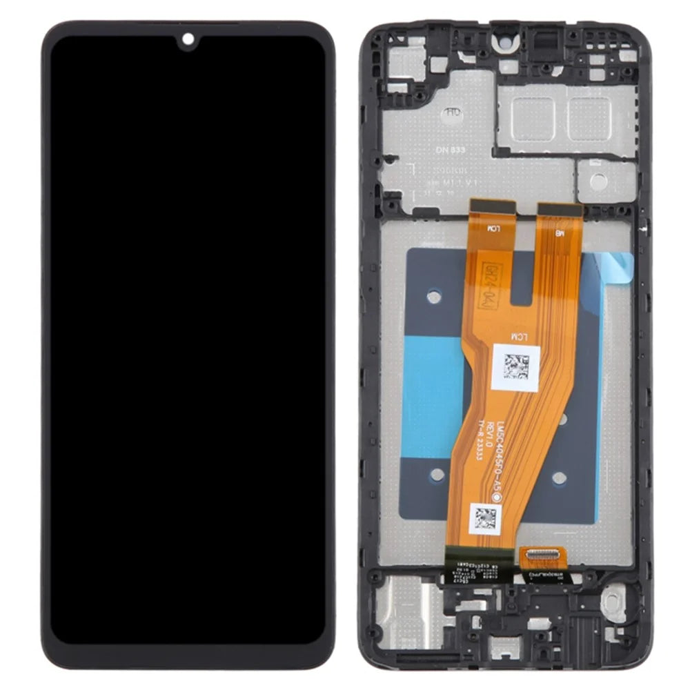 For Samsung Galaxy A05 4G A055 Grade C LCD Screen and Digitizer Assembly + Frame (Without Logo) - 1