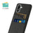 For Samsung Galaxy M56 5G Case Cloth + Hard PC Phone Cover with Dual Card Slots - Black - 2