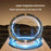 For iPhone 15 Pro Max Magnetic Case Borderless Walnut + Metal Kickstand Phone Cover - Light Wood Grain - 6